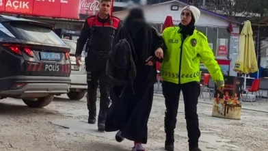 Polis, hareketlerinden şüphelenince ...