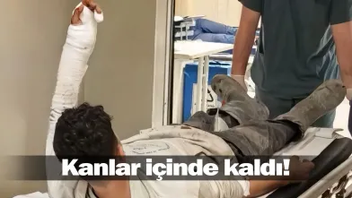 İnegöl'de talihsiz kaza: Kanlar içinde kaldı!