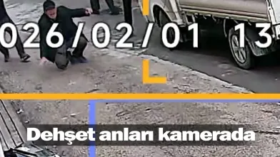 İnegöl'de dehşet anları kamerada