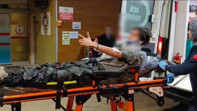 İnegöl'de su birikintisi kazaya yol açtı