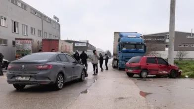 İnegöl'de korkutan kaza