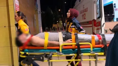 İnegöl'de sürücü frene bastığında çok geçti! Aniden yola çıktı