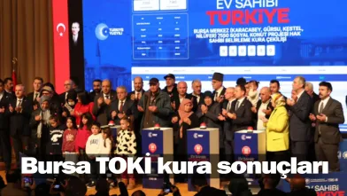Bursa TOKİ kura sonuçları