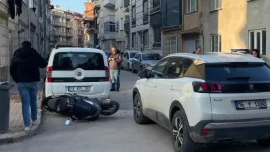 İnegöl'de motosiklet kazası: Genç sürücü yaralı