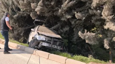 İnegöl'de korkutan kaza!