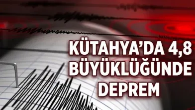 Kütahya merkezli deprem Bursa'da da hissedildi
