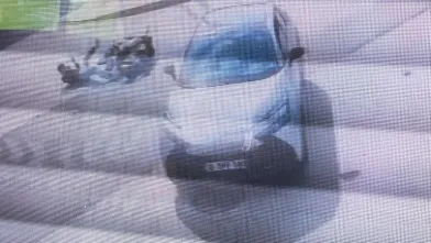 İnegöl'de kaza anı güvenlik kamerasında