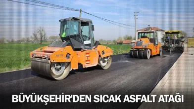 Büyükşehir'den sıcak asfalt atağı