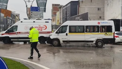 İnegöl'de korkutan kaza