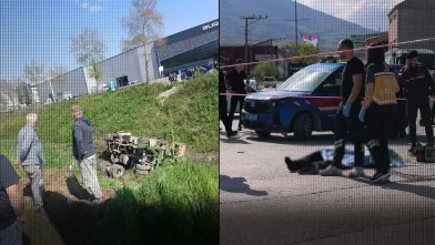 İnegöl'de kurtulmaya çalışırken canından oldu