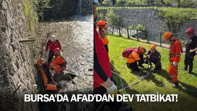 Bursa'da AFAD'dan dev tatbikat!