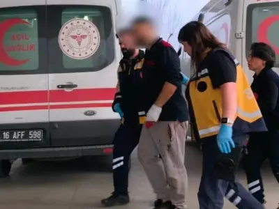 İnegöl'de bir anlık öfke ...