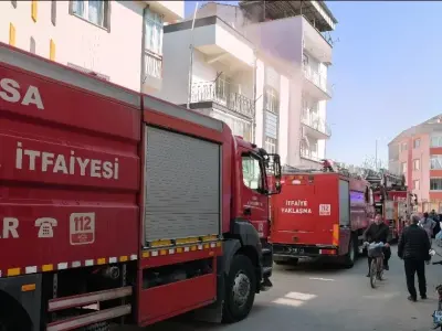 İnegöl'de korkutan yangın