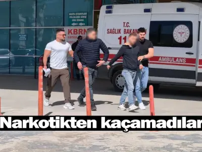 Narkotikten kaçamadılar!