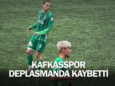 Kafkasspor deplasmanda kaybetti