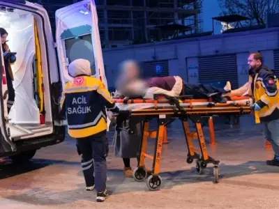 Yaşlı kadına çarpıp kaçtı!