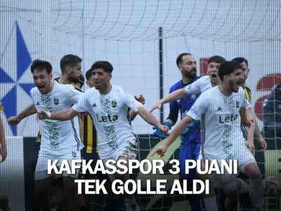 Kafkasspor 3 puanı tek golle aldı