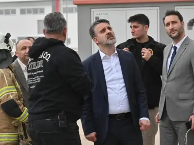 Biba, İnegöl'de yangın bölgesinde incelemelerde bulundu