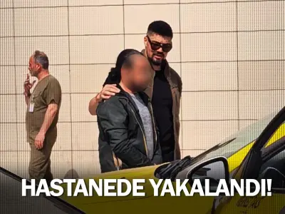 Hastanede yakalandı!