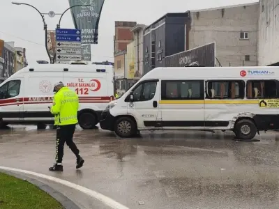 İnegöl'de korkutan kaza