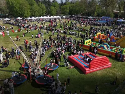 İnegöl'de 23 Nisan coşkusu hafta sonu da devam etti