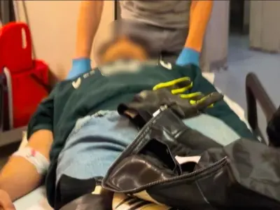 İnegöl'de otomobil ile motosiklet çarpıştı