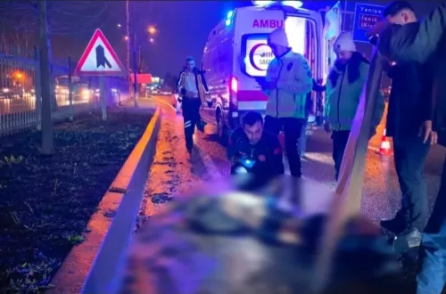 İnegöl'de otomobilin çarptığı yaya hayatını kaybetti