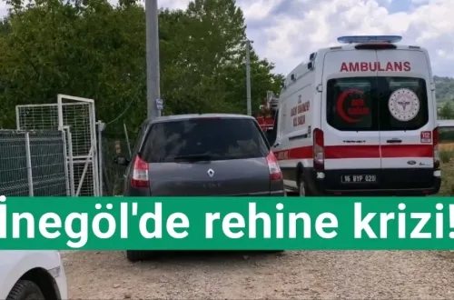 İnegöl'de rehine krizi!