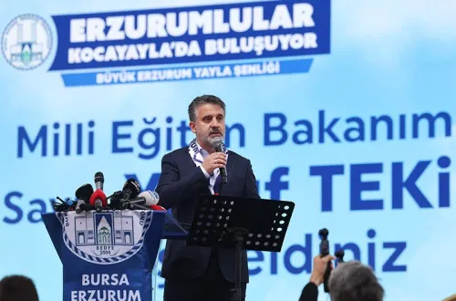 Başkan Vekili Biba: "Bursa ve Erzurum iki manevi kaledir"