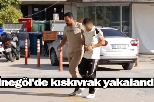 İnegöl'de kıskıvrak yakalandı!