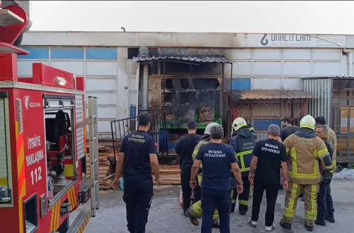 İnegöl'de yangın paniği!
