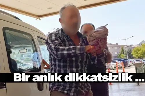 Bir anlık dikkasizlik ...