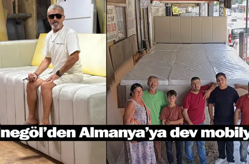 İnegöl’den Almanya’ya dev mobilya