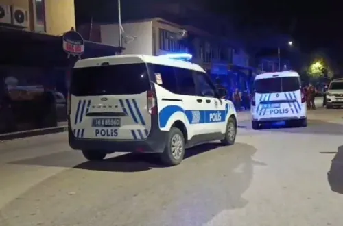 İnegöl'de gece vakti hareketli anlar!