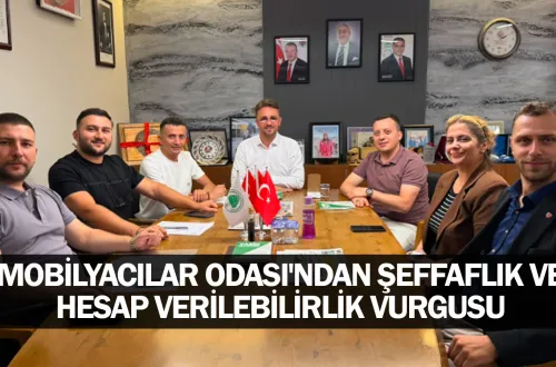 Mobilyacılar Odası'ndan Şeffaflık ve Hesap Verilebilirlik Vurgusu