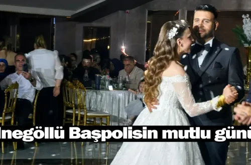 İnegöllü Başpolisin mutlu günü