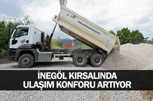 İnegöl kırsalında ulaşım konforu artıyor