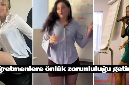 Öğretmenlere önlük zorunluluğu getirildi