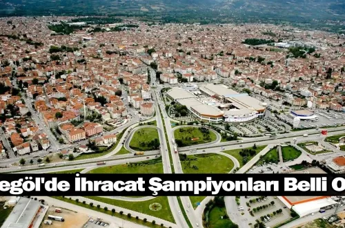 İnegöl'de İhracat Şampiyonları Belli Oldu