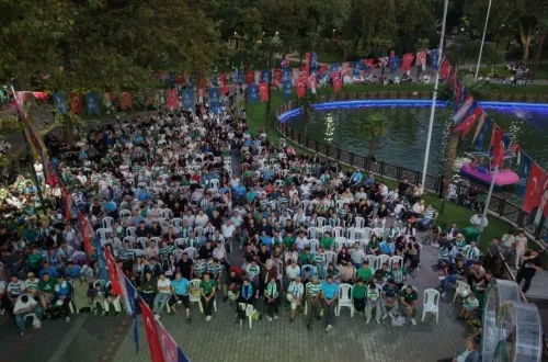 Büyükşehir ile yeşil beyaz tek yürek