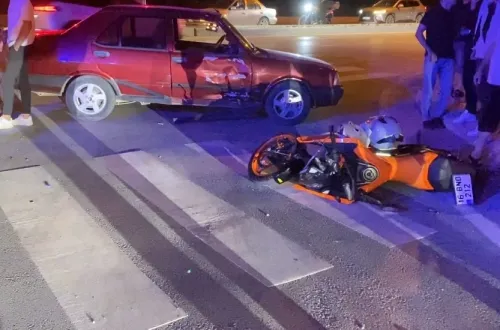 Ahmet Türkel Çevre Yolu’nda Kaza