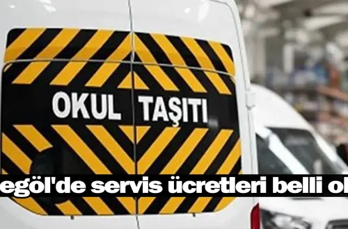 İnegöl'de servis ücretleri belli oldu