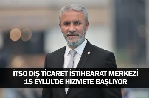 İTSO Dış Ticaret İstihbarat Merkezi 15 Eylül’de Hizmete Başlıyor