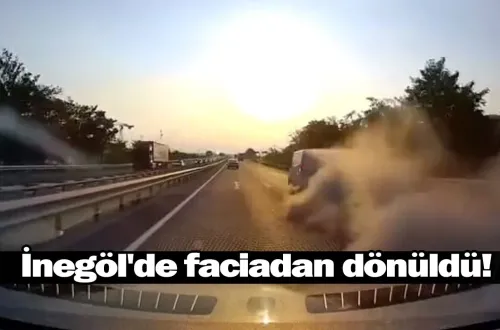 İnegöl'de faciadan dönüldü