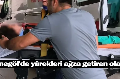İnegöl'de yürekleri ağza getiren olay!
