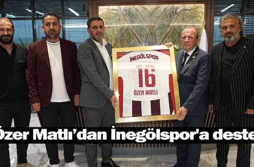 Özer Matlı’dan İnegölspor'a destek