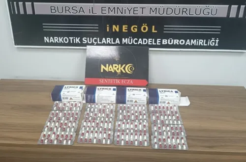 İnegöl'de 224 Adet Sentetik Ecza Ele Geçirildi!