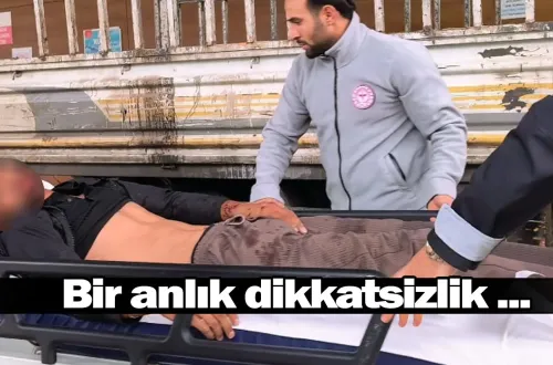 Bir anlık dikkatsizlik ...