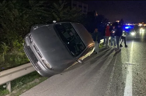 İnegöl'de korkutan kaza!