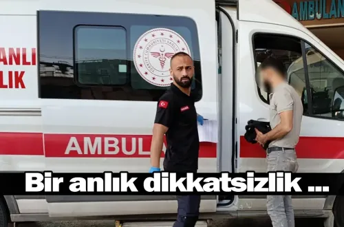 Bir anlık dikkatsizlik ...
